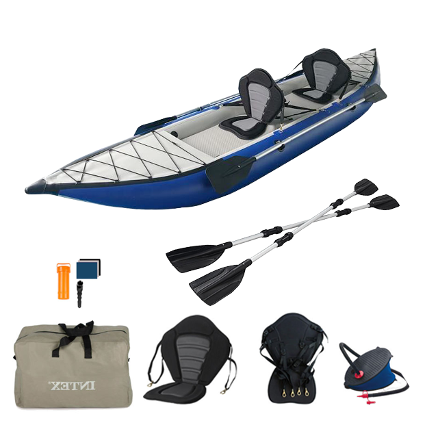 Inflatable Tandem Kayak, 2 Per - Fishing Kayak Paddle recension och pris