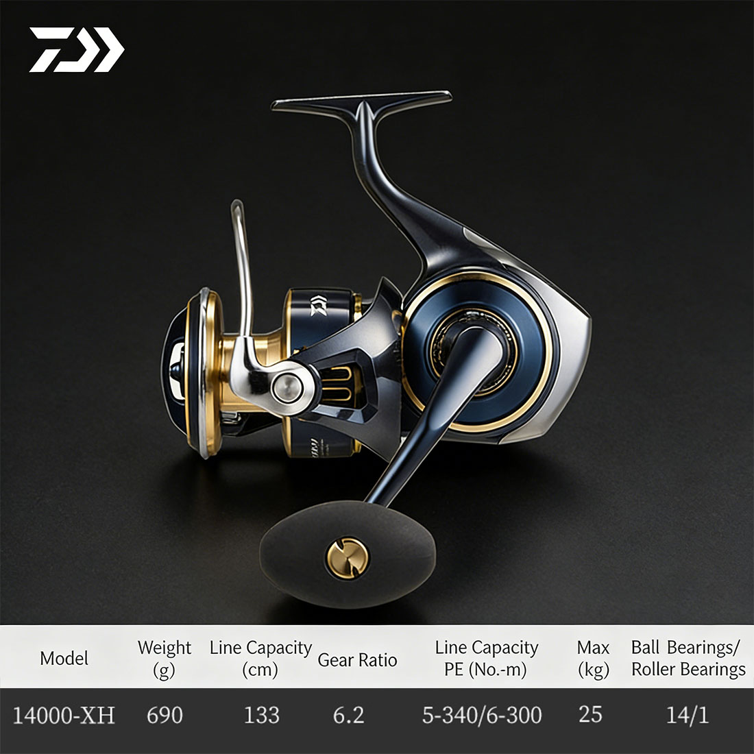 Original DAIWA 2025 SALTIGA 80 - Daiwa Reel Bg recension och pris