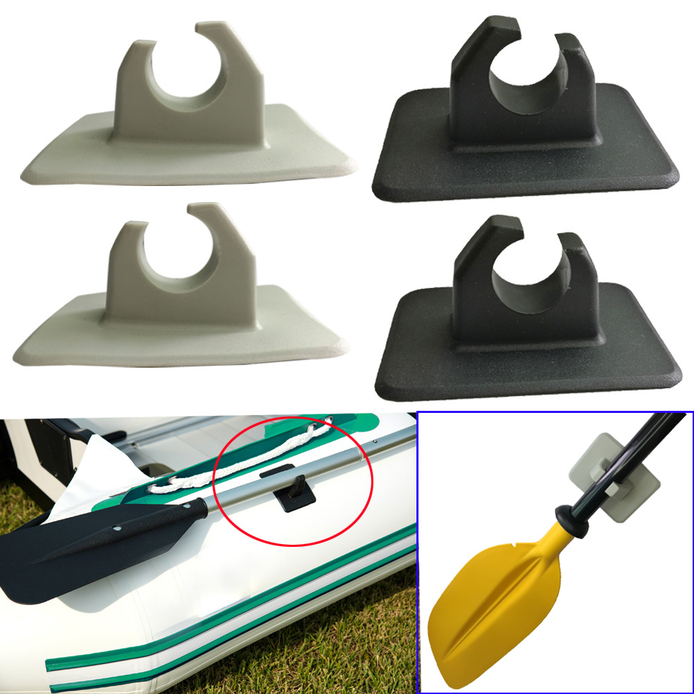 2pcs PVC Inflatable Boat Paddl - Fishing Kayak Rod Holder recension och pris